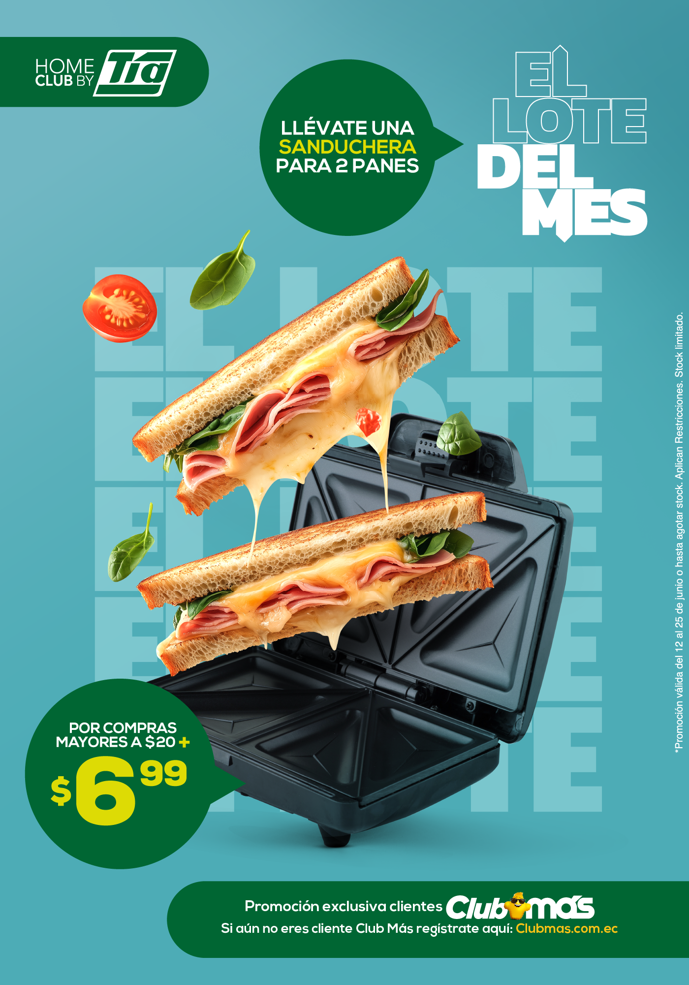 LOTE DEL MES - SANDUCHERA